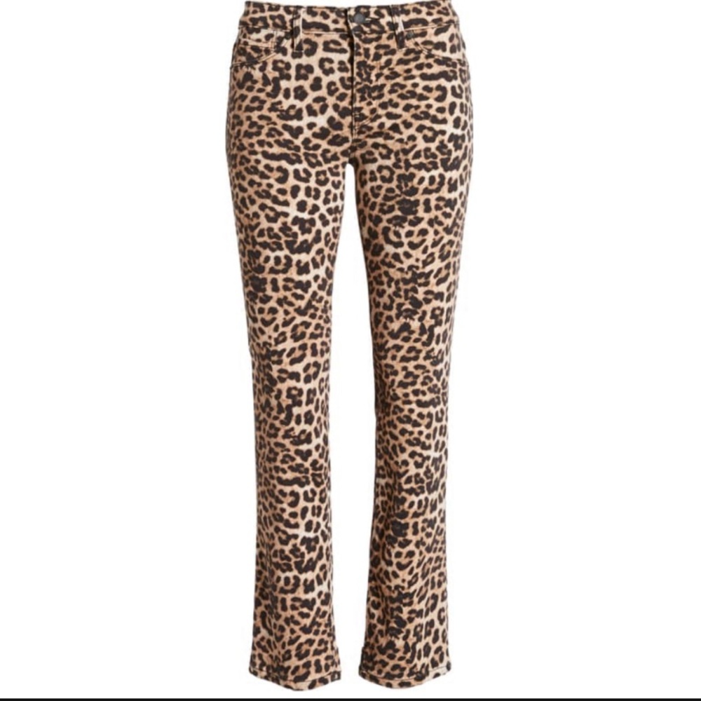 Hudson Nico Cigarette Jeans in Leopard Size 26